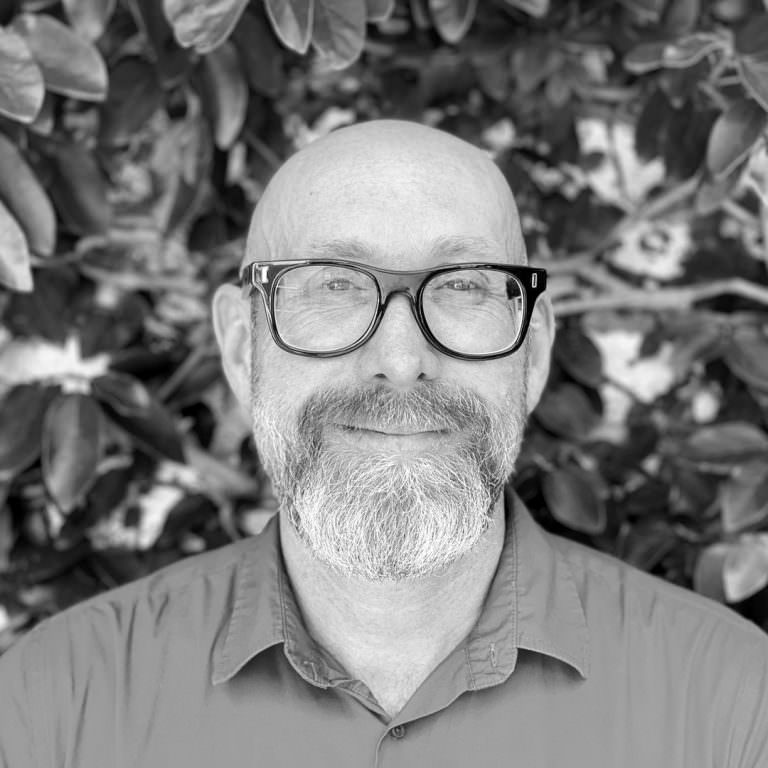 Black and white photo of Principal, Paul Dash