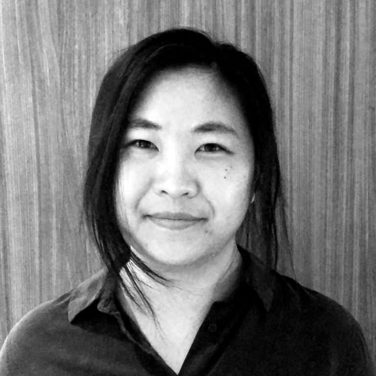 Black and white photo of Lily Pan