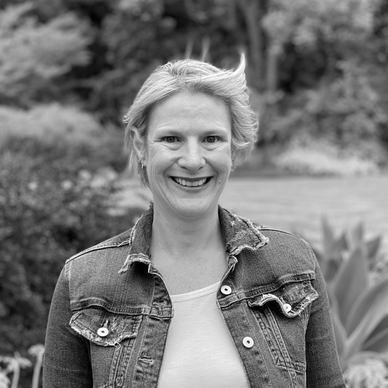 Black and white photo of Jenine Birney