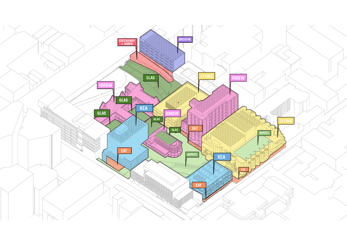 The Precinct has been designed by many hands