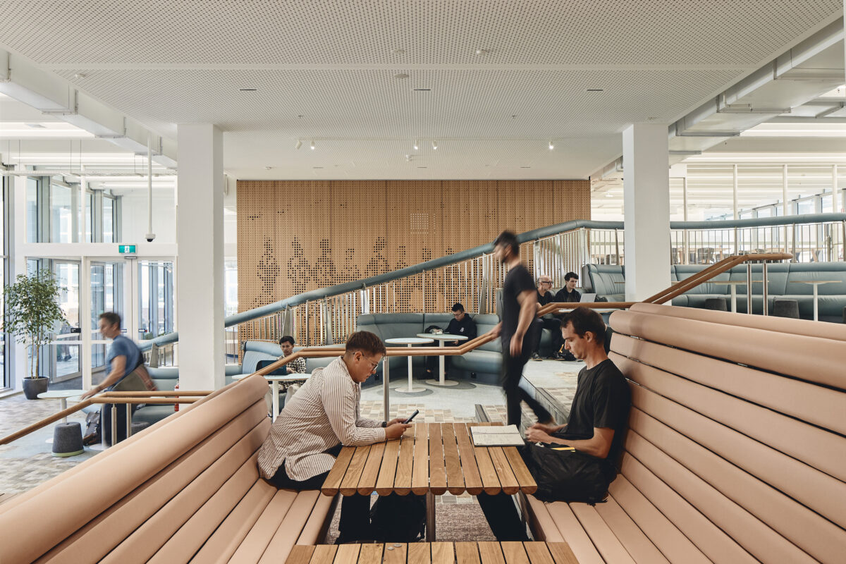 The Welcome Ground terrain forms a new learning landscape on the ground floor