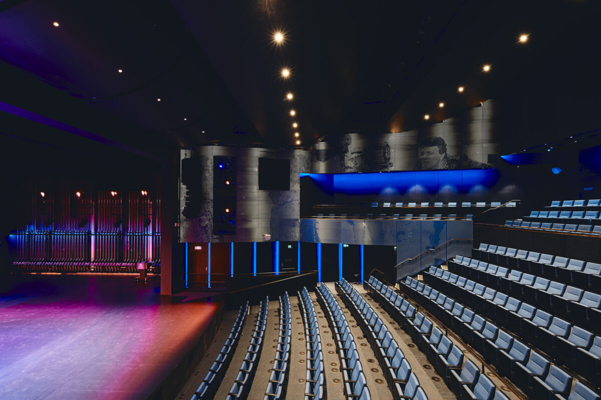 Experimental student performances inside the 400-seat Proscenium Arch Union Theatre